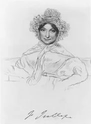 Frances Trollope (1780-1863) gravée par F.Brown